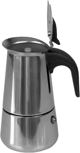 Miniatura 7 de Home Basics EM00248 - Máquina de café expreso de acero inoxidable de 2 tazas, color plateado