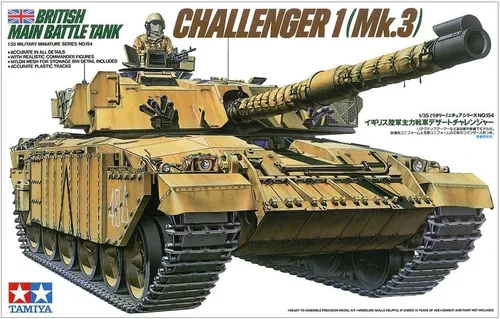 Miniatura 3 de Tamiya 1:35 Challenger de tanque de batalla principal británico 1