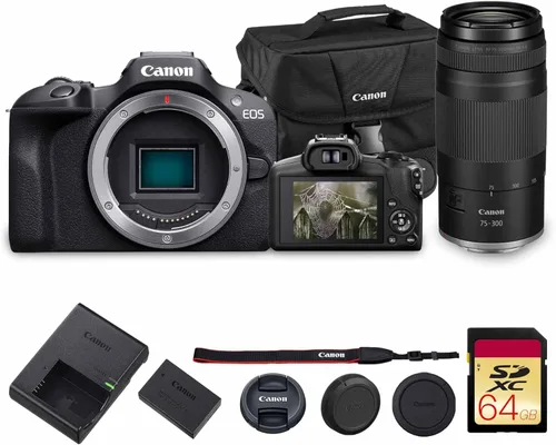Miniatura 8 de Cámara Canon EOS R100 sin espejo con lente RF-S 18-45mm f/4.5-6.3 IS STM Sensor CMOS APS-C de 24.1MP, Autoenfoque Dual Pixel, Vídeo Full HD