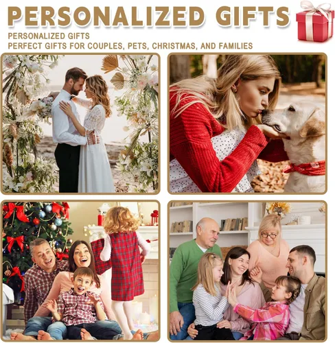Miniatura 6 de Envío al día siguiente, manta musical personalizada con foto - impresa en EE. UU., mantas personalizadas con foto para adultos y niños, regalos