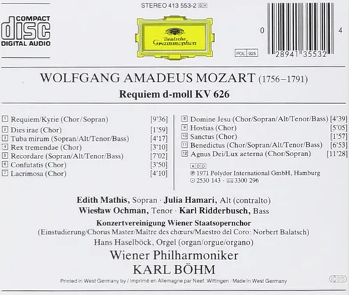 Miniatura 2 de Mozart: Requiem