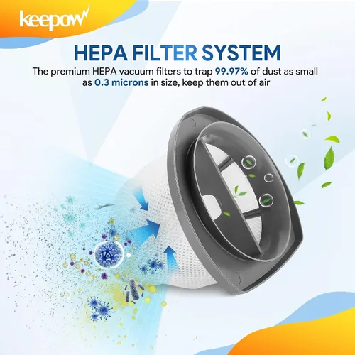 Miniatura 3 de KEEPOW Filtros de repuesto de peso pluma compatibles con Bissell Featherweight Stick Aspiradora ligera sin bolsa 2033, 20331, 20333, 20336, 20339