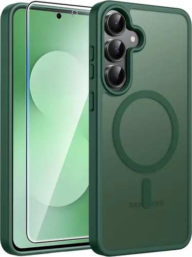 Miniatura 29 de FNTCASE Funda para iPhone 13 Pro: Fundas magnéticas translúcidas mate delgadas con protector de pantalla de vidrio templado