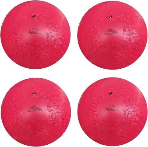 Miniatura 11 de AppleRound Bolas de juego Dodgeball de 8.5 pulgadas, paquete de 4 bolas con 1 bomba, tamaño oficial para Dodge Ball, balonmano, campamentos