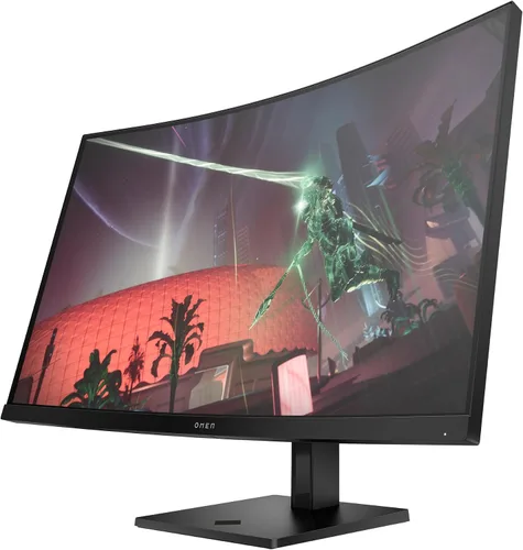Miniatura 2 de HP OMEN 32c QHD 165Hz Monitor curvo para juegos, pantalla QHD (2560 x 1440), panel VA, 99% sRGB, 90% DCI-P3, 16:9, tecnología AMD FreeSync Premium