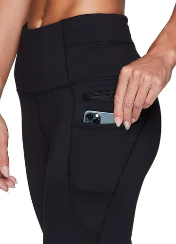 Miniatura 2 de RBX Active - Leggings de entrenamiento deportivo para mujer con forro polar longitud completa para correr yoga