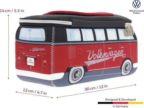 Miniatura 3 de BRISA VW Collection - Volkswagen - Bolsa universal de neopreno para maquillaje, cosméticos, artículos de tocador para farmacia de viaje, con diseño