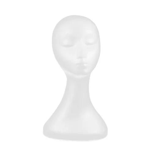 Miniatura 4 de Beavorty 2 unids gafas soporte de exhibición auriculares espuma maniquí cabeza maniquí cuerpo cuerpo humano modelo maniquí cabeza maniquí cabeza