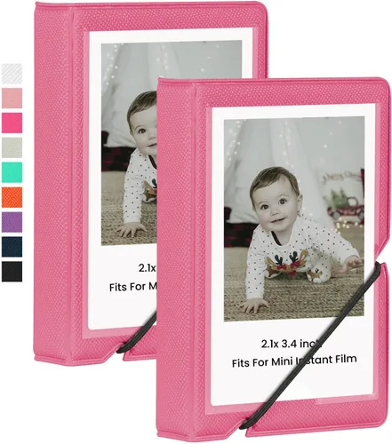Miniatura 23 de Álbum de fotos mini Lifting con 28 bolsillos para fotos de 2x3 pulgadas, compatible con Fujifilm Instax Mini 7s 8 9 11 25 26 40 50s 90 Evo Z2300