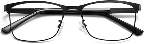 Miniatura 2 de Gafas de conducción con bloqueo de luz azul y visión nocturna para hombre, lentes fotocromáticas de metal, lentes para juegos de computadora PT2012