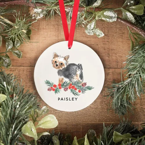 Miniatura 27 de Adorno personalizado para perro, adorno de Navidad personalizado Golden Retriever, regalos personalizados para amantes de las mascotas, regalos