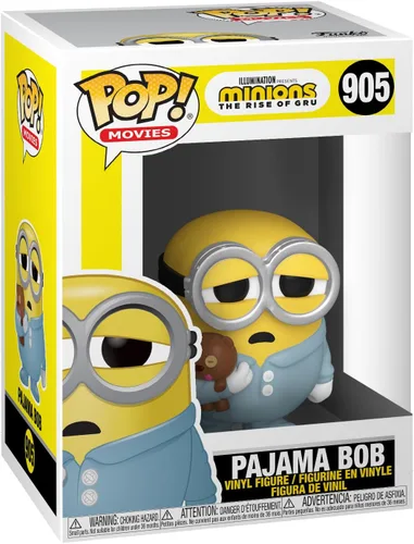 Funko Pop! Películas: Minions: El Resurgimiento de Gru - Pijama Bob, Multicolor, Modelo: 47805