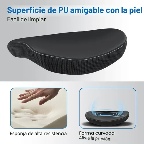 Miniatura 4 de Silla de oficina ergonómica, silla de escritorio de piel sintética para computadora, silla de oficina en casa, respaldo de malla giratoria, soporte