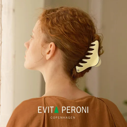 Miniatura 2 de EVITA PERONI Pinzas grandes para el cabello para mujer, pinzas de pelo de 4.7 pulgadas para cabello fino y rizado, pinzas grandes, pinzas