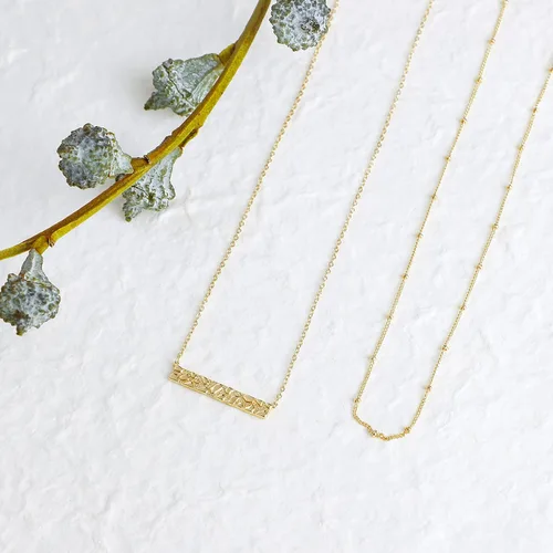 Miniatura 5 de Fettero Collar con colgante de oro gargantilla en capas con moneda abierta círculo de karma completamente nueva luna creciente chapada en oro de 14