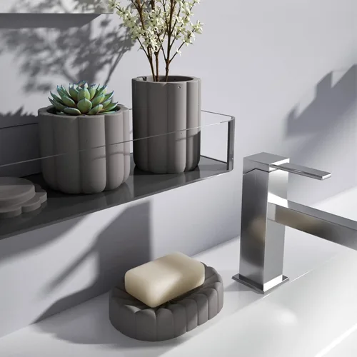 Miniatura 5 de BOOWAN NICOLE Jabonera Molde de Silicona DIY Accesorios de Baño Set Herramientas para Hacer