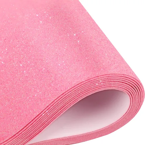 Miniatura 15 de 10 hojas de cartulina con purpurina Mluchee para decoraciones de Año Nuevo, Acción de Gracias, Navidad y otoño, papel autoadhesivo en la parte