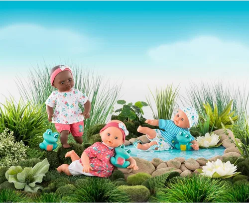 Miniatura 6 de Corolle Mon Premier Poupon Bath Baby Alyzee - Muñeca de baño con animales de baño, ojos dormidos, fragancia de vainilla, vestidos extraíbles, 11.8