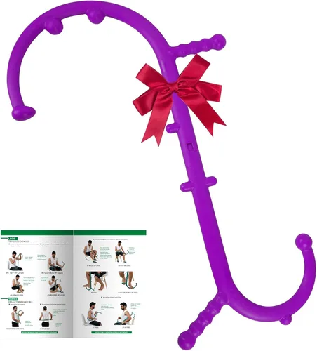 Miniatura 8 de 2 Pack de bastones de masaje para puntos de activación, caña para masaje de tejido profundo del cuerpo, caña manual para espalda, cuello, hombro