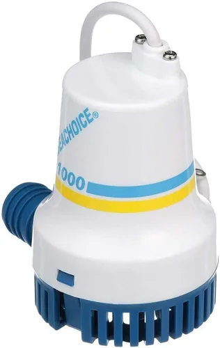 Miniatura 2 de Seachoice Bomba de sentina duradera, 1,000 GPH, 12V, 5.5 amperios, fusible de 7 A