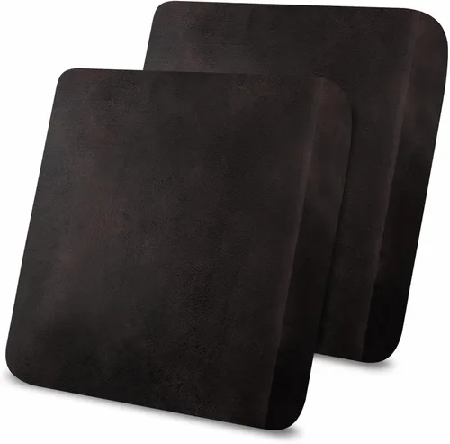 Miniatura 45 de Fundas de cojín tipo cuero para sofá, juego de fundas protectoras de muebles para sillón seccional, sofá biplaza de tela de elastano elástica