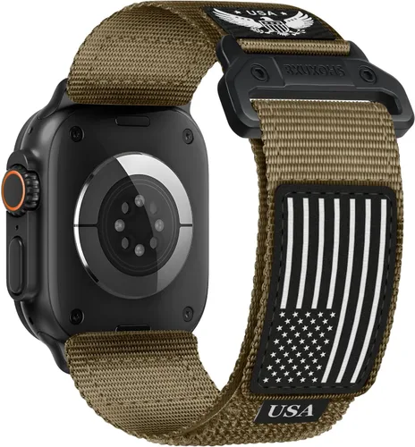 Miniatura 19 de Correa de nylon resistente para Apple Watch para hombres y mujeres de 42 mm, 41 mm, 40 mm, 38 mm, correas de iWatch para hombre, correa deportiva