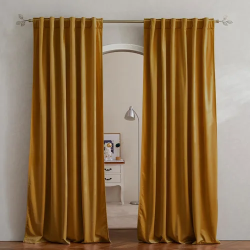 Miniatura 18 de Pony Dance Cortinas de terciopelo blanco de lana, suaves, clásicas, sólidas, aisladas térmicas, para sala de estar, protección de privacidad, lana