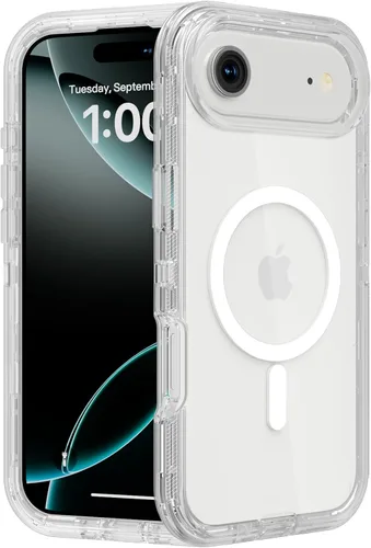 Miniatura 14 de Follaroma para iPhone 17 Pro Max, Funda Compatible con MagSafe, Funda Magnética Transparente de Doble Capa, Funda Resistente Anti-Caída y a Prueba