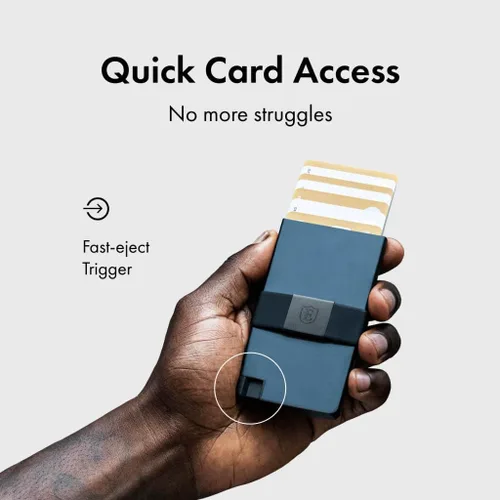 Miniatura 15 de Ekster Aluminum Cardholder Wallet for Men Metal Wallets with RFID Blocking Layer Slim & Minimalist Aluminum Wallet with Push Button for Quick