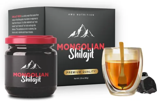 Miniatura 9 de AMU NUTRITION Shilajit mongol puro para hombres y mujeres, cosechado en Mongolia, fuente natural de minerales traza de ácido fúlvico (20 GRAMO)
