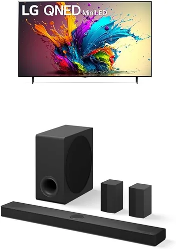 Miniatura 6 de LG QNED90T 4K Mini LED AI Smart TV de 65 pulgadas y barra de sonido 3.1.1 S70TY QNED a juego con Dolby Atmos (nuevos modelos 2024)