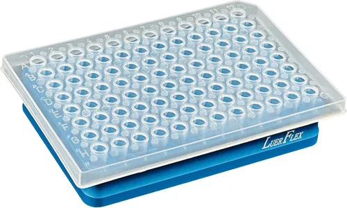 Miniatura 4 de Tubo de Bloque de Enfriamiento de Aluminio para Enfriador de 96 Pozos para Tiras de Placas PCR de 0.1ml 0.2ml, Paquete de 1