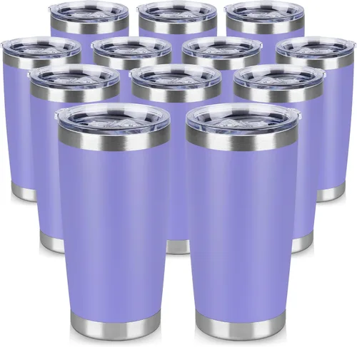 Miniatura 8 de Vaso Térmico de 20 oz de Acero Inoxidable Vasos Térmicos a Granel con Tapa Aislamiento de Doble Pared Tazas de Café Térmicas para Bebidas Calientes