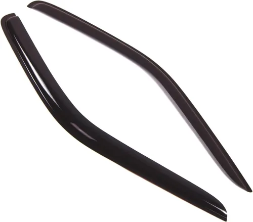 Visor de ventana compatible con Ford Transit Connect 2010-2013, DGWV2-197, deflector de montaje exterior, protector de lluvia, humo oscuro, juego de