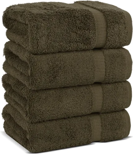 Miniatura 24 de Chakir Turkish Linens - Toallas turcas de alta calidad 100% algodón para baño, 13 x 13 pulgadas (6 toallas pequeñas, aguamarina)