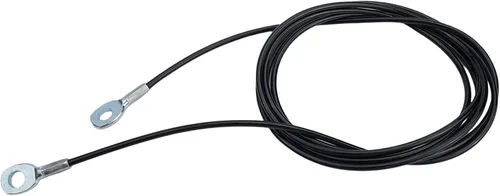 Cable de alambre de acero de repuesto para gimnasio en casa, apilamiento de pesas, cuerda de polea de fitness de 0.197 in de grosor con
