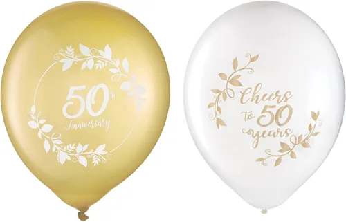 Globos de látex de feliz aniversario (paquete de 15) – 12 pulgadas – Diseño elegante, perfectos para celebraciones, ocasiones especiales, eventos,