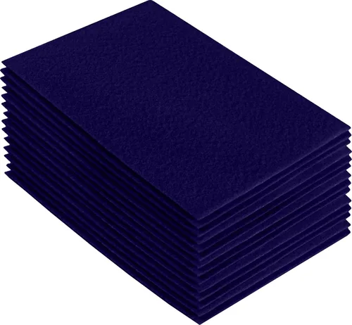 Miniatura 214 de FabricLA Hojas de fieltro acrílico para manualidades, cuadrados de fieltro precortados suaves de 4 x 4 pulgadas (3.9 in x 3.9 in), utiliza hojas