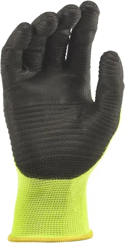 Miniatura 3 de Gorilla Grip Max RhinoFlex - Guantes de trabajo de alta visibilidad con protección contra impactos y abrasión, talla M