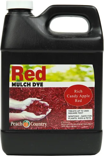 Miniatura 10 de Peach Country Concentrado de color de mantillo negro de alta calidad, 11,200 pies cuadrados, espray de tinte para mantillo negro medianoche (1 galón)