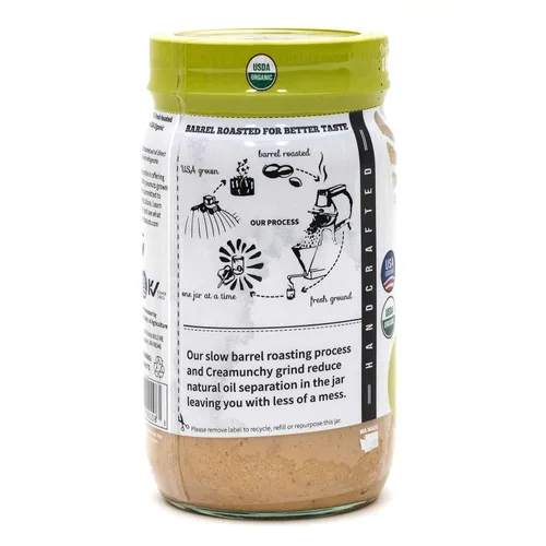 Miniatura 3 de CB's Nuts USA Grown Organic Creamunchy 1 Ingrediente Mantequilla de Maní (4)