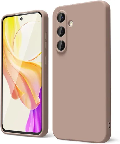 Miniatura 352 de oakxco Funda para teléfono Samsung Galaxy S21 Ultra con agarre de silicona líquida, bonita funda delgada y delgada de goma suave de TPU lisa