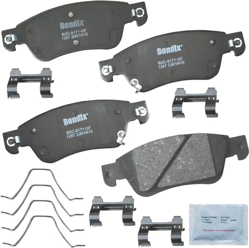 Miniatura 195 de Pastillas de freno delanteras cerámicas Bendix Priority1 CFC2302 para Hyundai Elantra 2021, Sonata 2022-2020, Kia K5 2023-2021