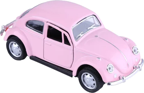 Miniatura 14 de Berry President 1967 Clásico Beetle Bug Vintage 1/32 Escala Diecast Metal Tire de Coche de Juguete Modelo para Regalo/Niños (ROJO)