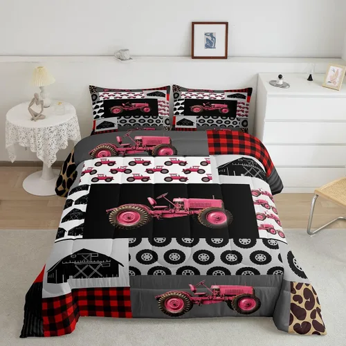 Miniatura 20 de Feelyou Kids Green Dirt Bike Duvet Insert Twin Size, Extreme Sports Comforter Set Boys Girls Motorbike Bedding Set Teens Bedroom Decor Microfiber