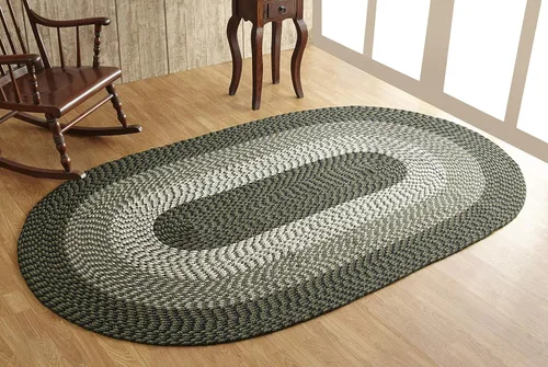 Miniatura 18 de La colección Better Trends Alpine Braid es una alfombra reversible para interiores duradera y resistente a las manchas 100% polipropileno