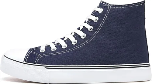 Miniatura 36 de ZGR Tenis de lona para hombre, con cordones, clásicos, casuales, para caminar