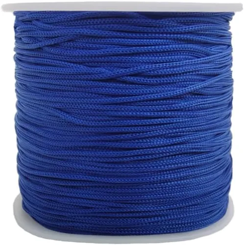 Miniatura 11 de Cordón de nailon trenzado de 150 yardas de 0.020 in, cuerda de hilo de nailon trenzado para pulseras de nudos chinos, collares, macramé, joyería