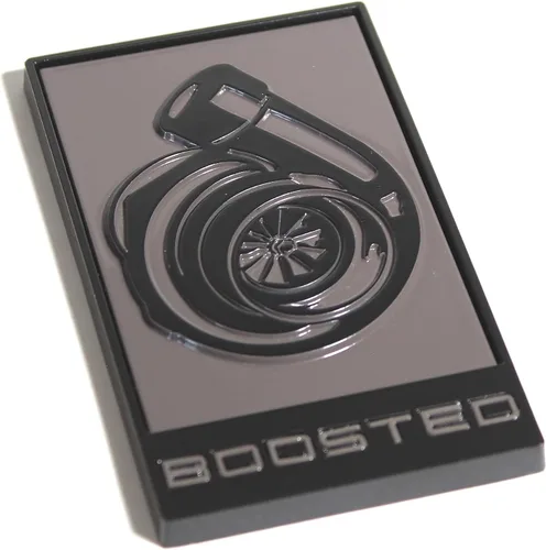 Miniatura 4 de Insignia potenciada estilo GT350 (blanco) (negro mate)