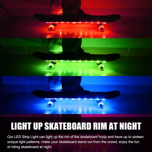 Miniatura 3 de LED Skateboard Light, Remote Control Skateboard Light, Longboard Light,Shortboard Light,16 Color Change by Yourself, Waterproof, Shockproof,Super